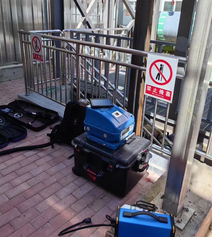 北排集團非甲烷總烴現(xiàn)場測試