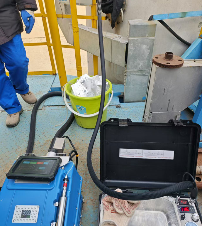 吉林某石化企業(yè)非甲烷總烴現場測試